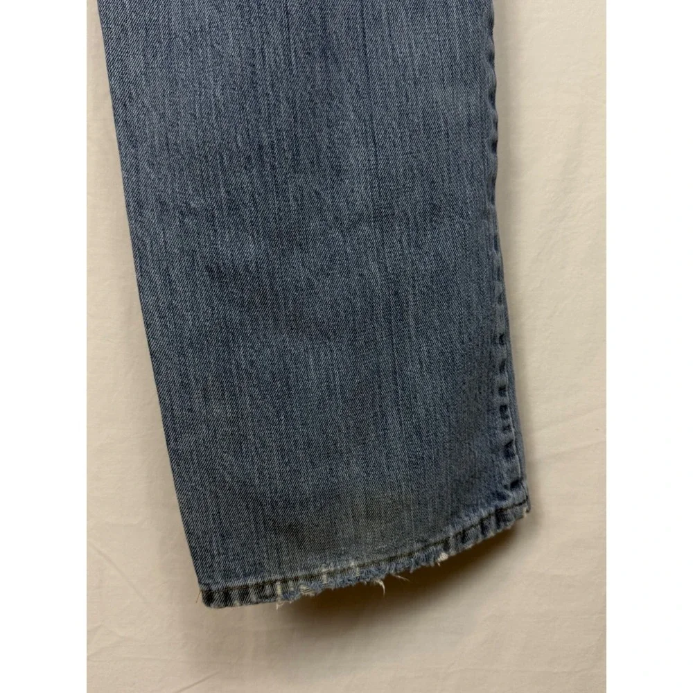 Cinch White Label Men's 100% Cotton Jeans 35x32 Blue Straight Leg Medium Wash